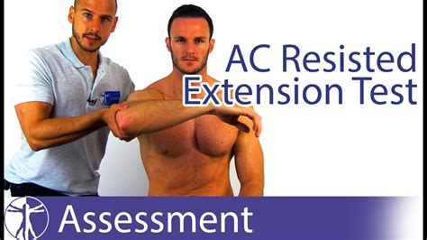 ac tear test|resisted ac joint test.